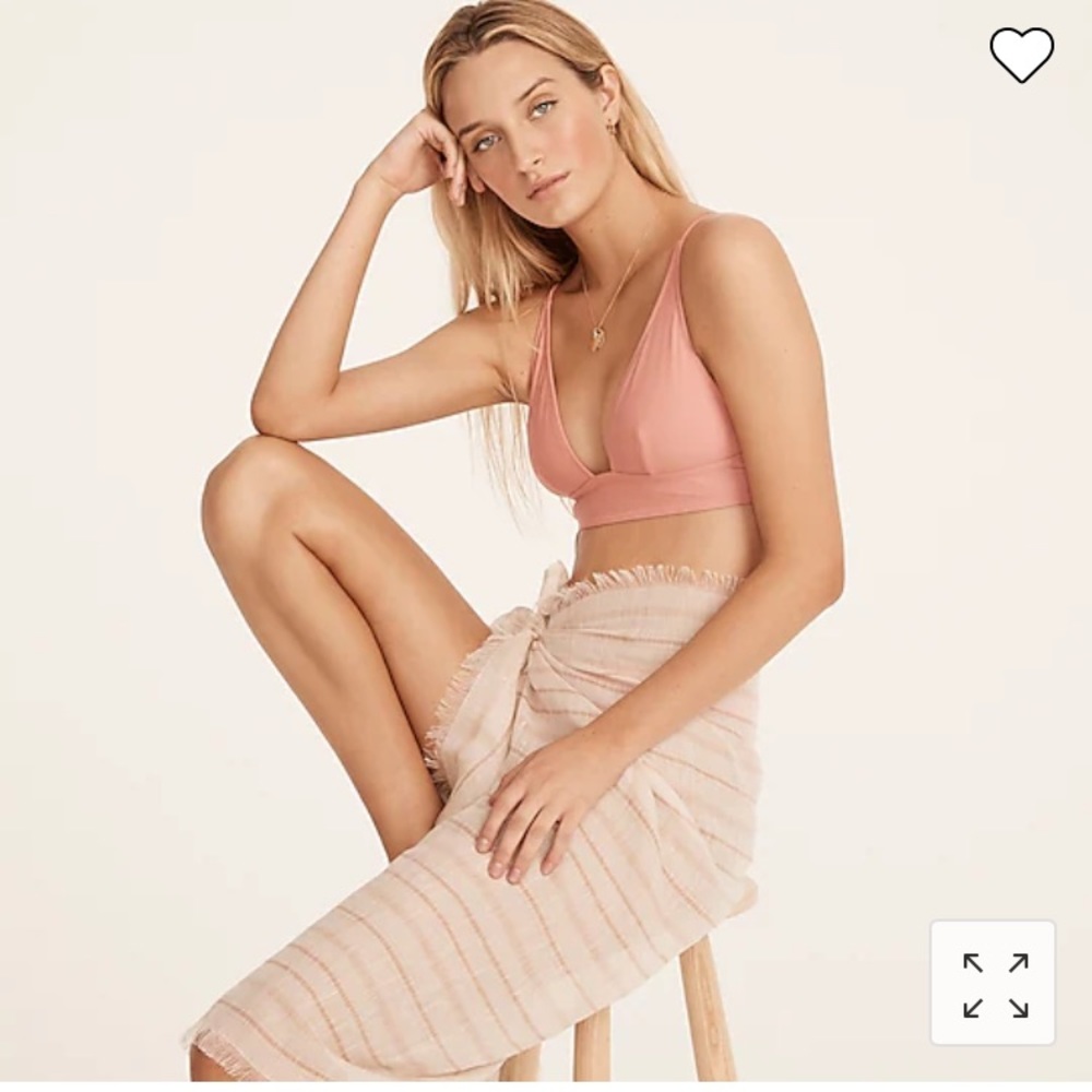NWT J. Crew bikini top
